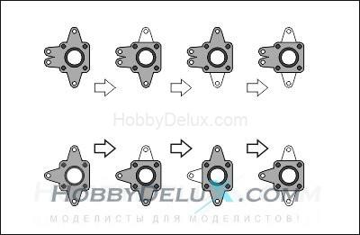 Площадки крепления расчалок самолетов ПМВ GON48202