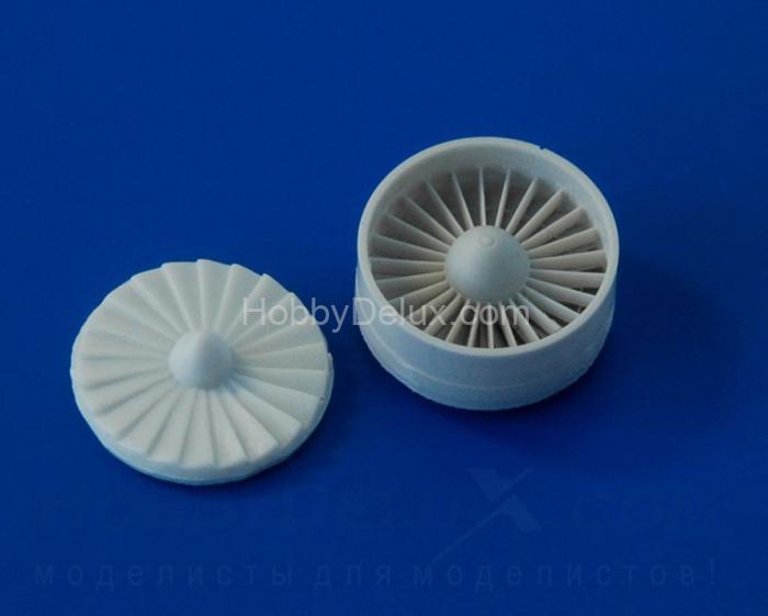 Входной канал воздхозаборника и КНД двигателя Д-30КП AMG72040