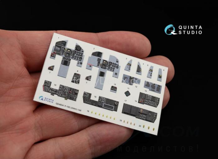 3D Декаль интерьера кабины F-15D QD48041