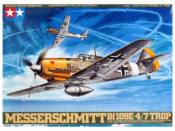 Немецкий истребитель Messerschmitt Bf109 E-4/7 Trop 61063