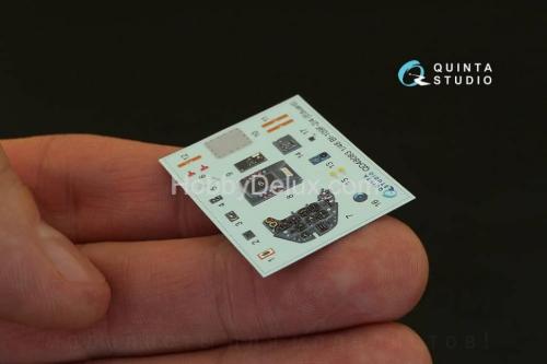 3D Декаль интерьера кабины Bf 109F-2/F-4 для модели Eduard