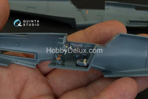 3D Декаль интерьера кабины Bf 109F-2/F-4 для модели Eduard