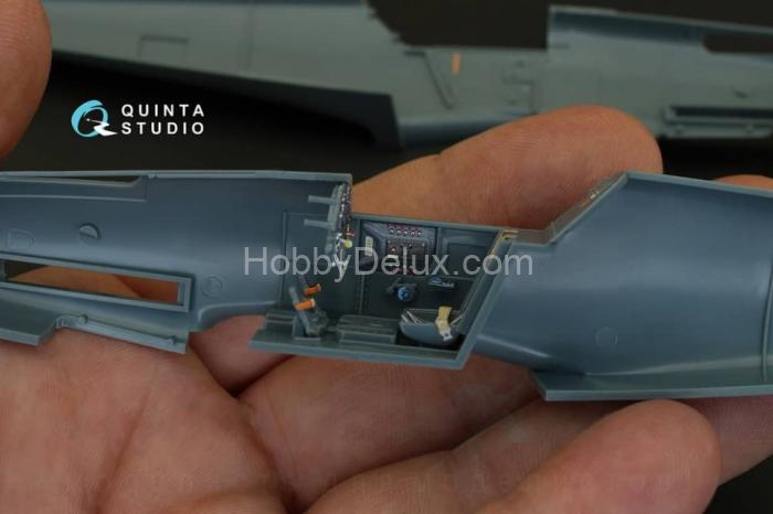 3D Декаль интерьера кабины Bf 109F-2/F-4 для модели Eduard QD48083