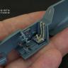 3D Декаль интерьера кабины Bf 109F-2/F-4 для модели Eduard QD48083