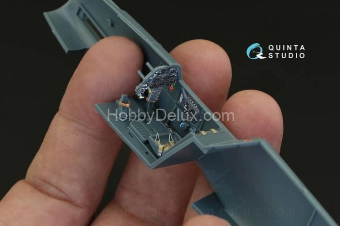 3D Декаль интерьера кабины Bf 109F-2/F-4 для модели Eduard QD48083