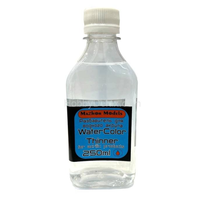 Разбавитель для водного акрила (WaterColor thinner), 250 мл MM209