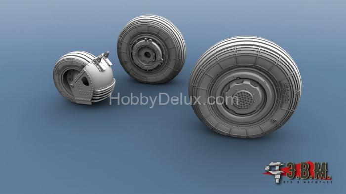 Су-27 СМ/СМ-3 колеса шасси 1/72 RS72015