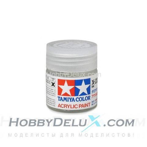 Краска акриловая Tamiya - X-22 Clear (Прозрачный лак)