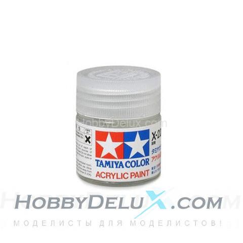 Краска акриловая Tamiya - X-22 Clear (Прозрачный лак) 81522