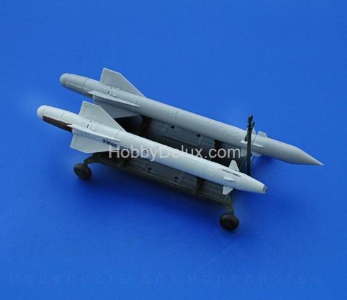 Авиационная управляемая ракета Х-25МП1 с пусковой АПУ-68УМ2