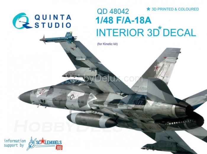 3D Декаль интерьера кабины F/A-18A QD48042