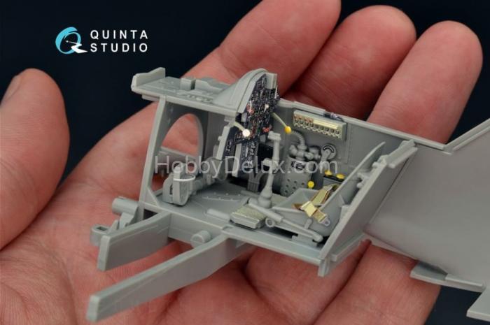 3D Декаль интерьера кабины Bf 109E-3 для модели Cyber-hobby/Dragon QD32052