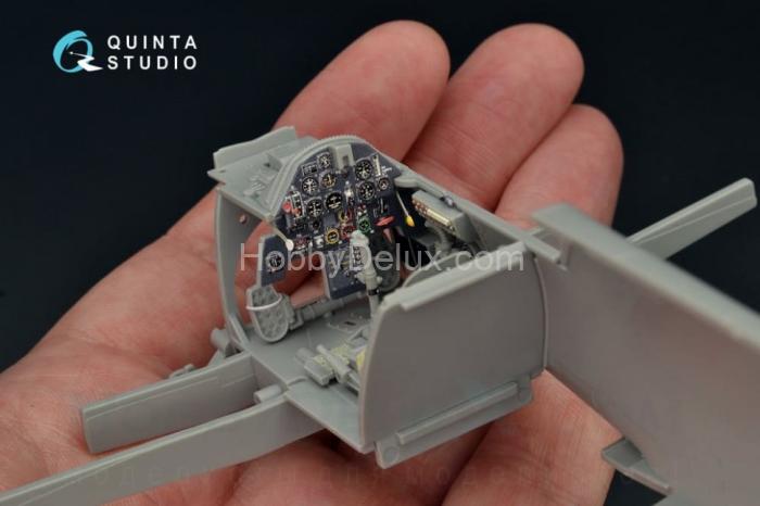 3D Декаль интерьера кабины Bf 109E-3 для модели Cyber-hobby/Dragon QD32052