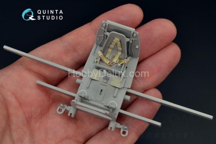 3D Декаль интерьера кабины Bf 109E-3 для модели Cyber-hobby/Dragon QD32052