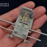 3D Декаль интерьера кабины Bf 109E-3 для модели Cyber-hobby/Dragon QD32052
