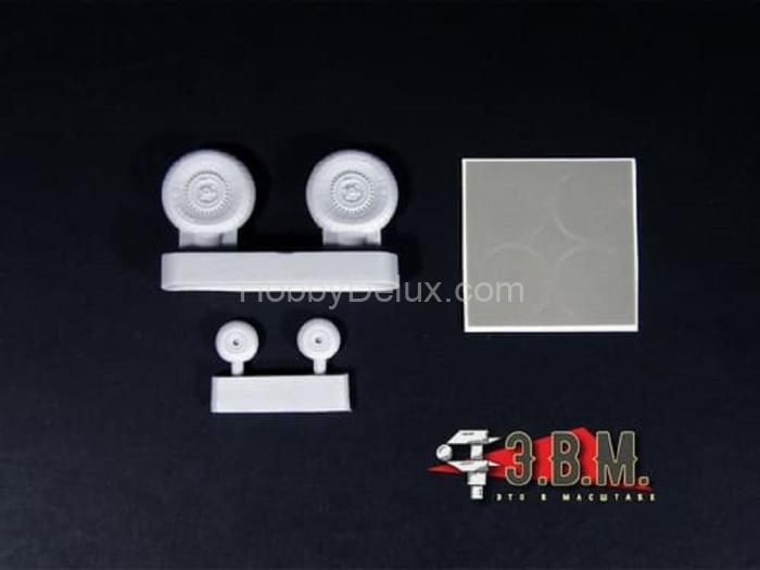 Як-9 колеса шасси (для грунтовых аэродромов) 1/48 RS48021