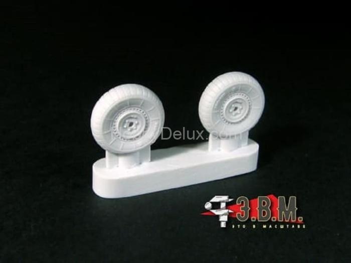 Як-9 колеса шасси (для грунтовых аэродромов) 1/48 RS48021