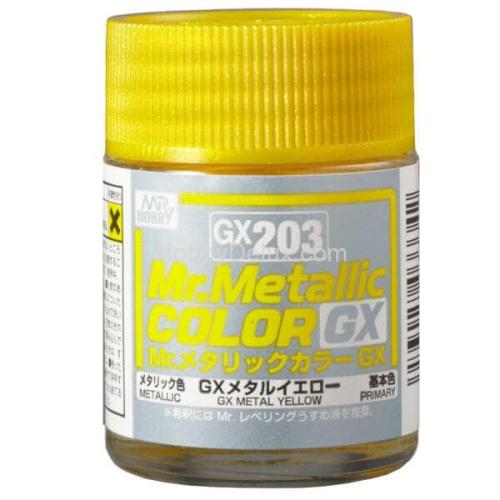MR.HOBBY GX-203 GX Metal Yellow (18ml)