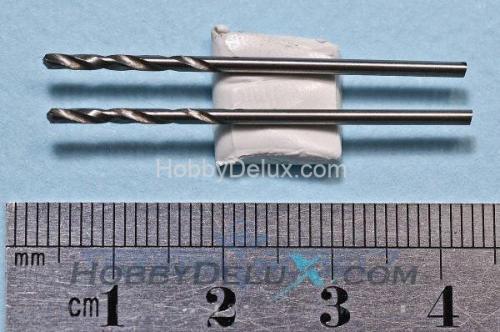 Сверло спиральное с цилиндрическим хвостовиком 1,5мм(2 шт.)