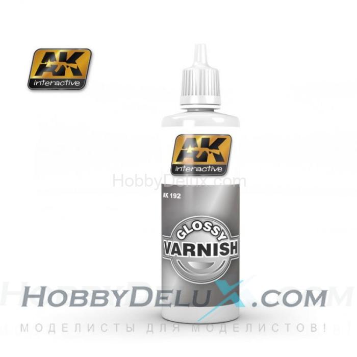 GLOSSY VARNISH  60 ml. - Глянцевый лак 60 мл. AK-192