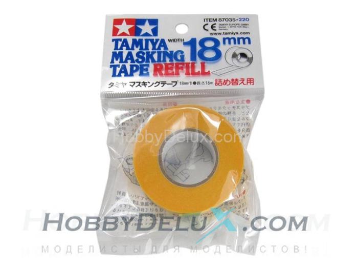 Маскирующая лента в рулоне ширина, 18 мм. 87035