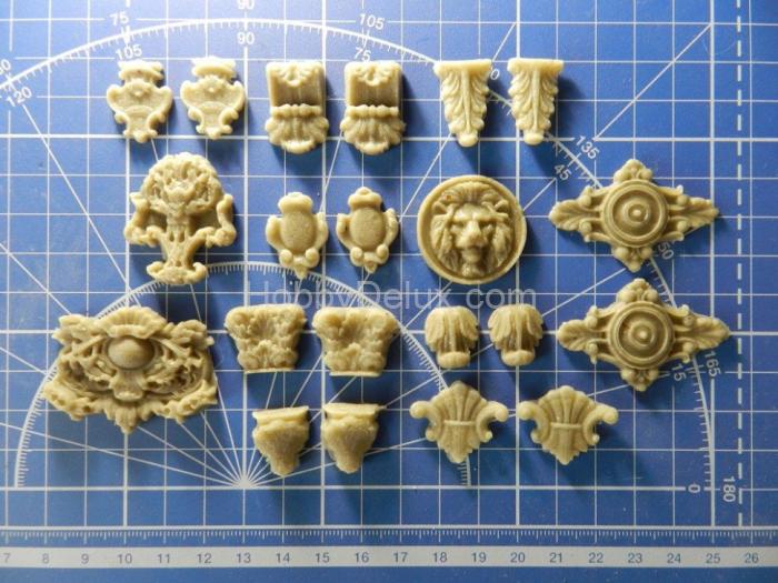 Элементы декора зданий 21 шт. Набор №1 SM054