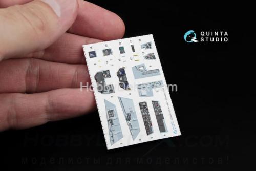 3D Декаль интерьера кабины F/A-18A++ (late)