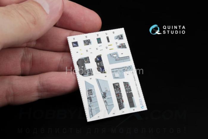 3D Декаль интерьера кабины F/A-18A++ (late) QD48043