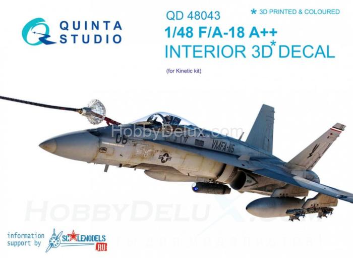 3D Декаль интерьера кабины F/A-18A++ (late) QD48043