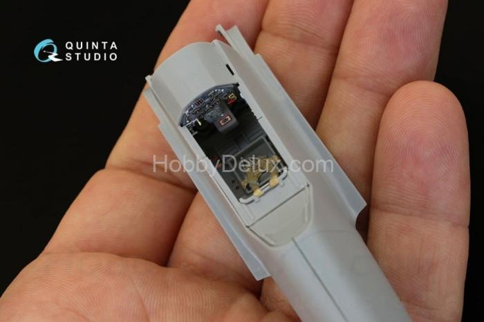 3D Декаль интерьера кабины Bf 109F-2/F-4 для Звезды QD48085