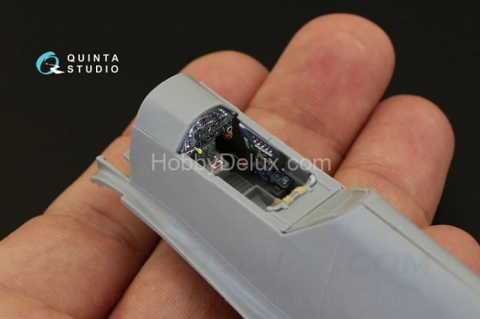 3D Декаль интерьера кабины Bf 109F-2/F-4 для Звезды QD48085