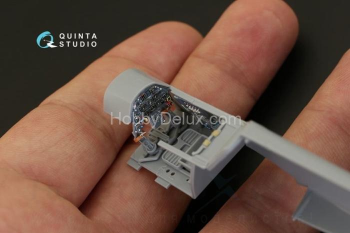 3D Декаль интерьера кабины Bf 109F-2/F-4 для Звезды QD48085