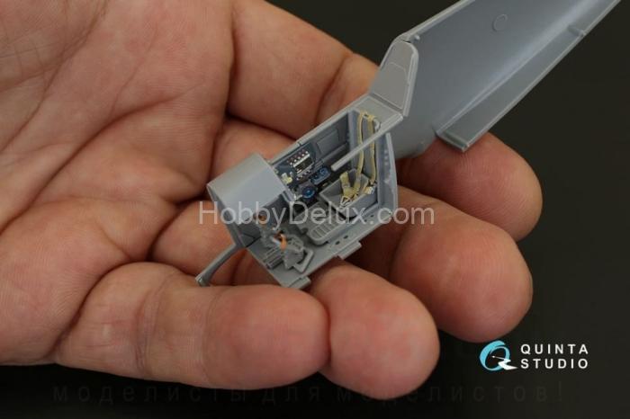 3D Декаль интерьера кабины Bf 109F-2/F-4 для Звезды QD48085