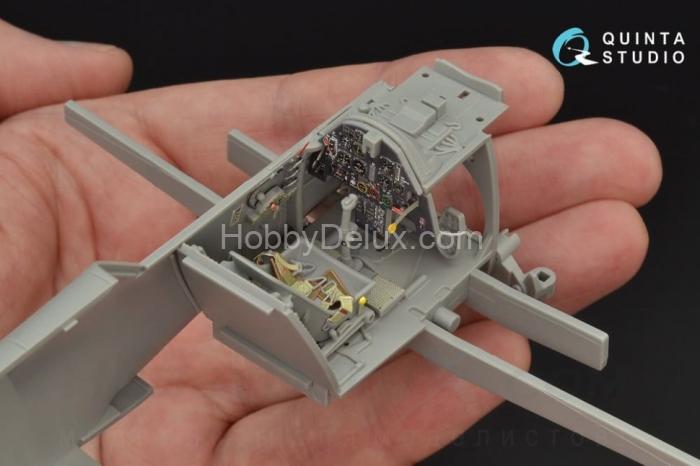 3D Декаль интерьера кабины Bf 109E-4 для модели Cyber-hobby/Dragon QD32053
