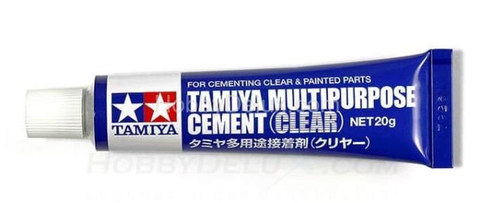 Прозрачный клей для хромированных и прозрачных деталей 20гр. 87188