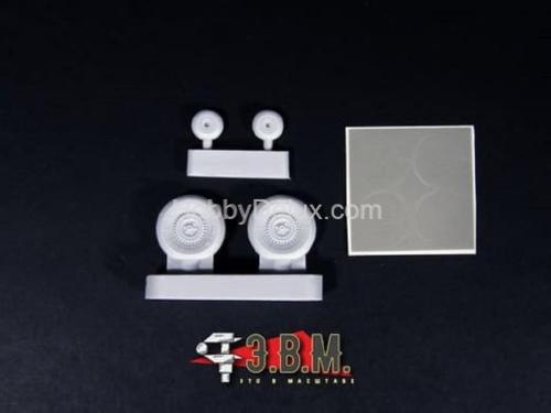 Як-9 колеса шасси (для бетонных аэродромов) 1/48
