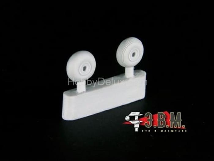 Як-9 колеса шасси (для бетонных аэродромов) 1/48 RS48022