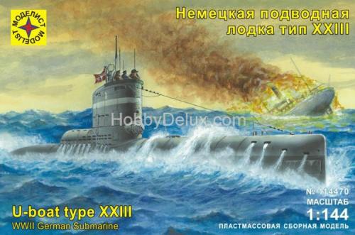 Немецкая  подводная  лодка  тип  XXIII