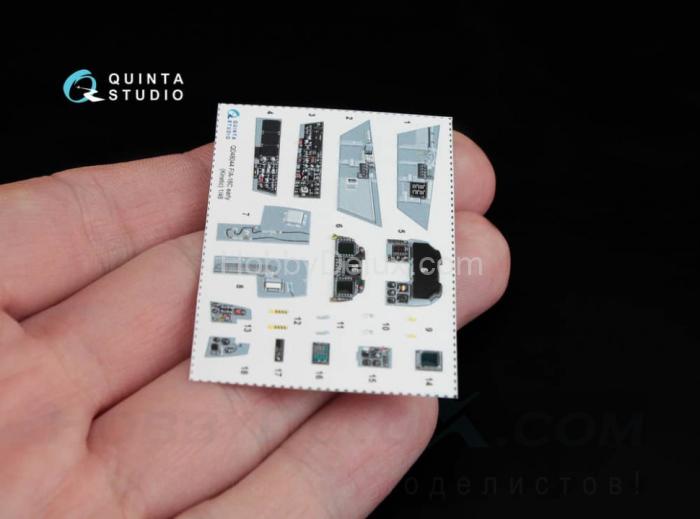 3D Декаль интерьера кабины F/A-18С (early) QD48044