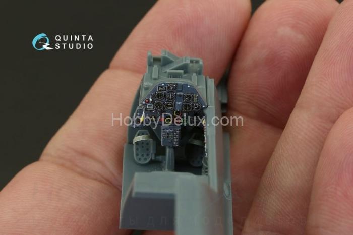 3D Декаль интерьера кабины Bf 109E-1/E-3 для модели Eduard QD48086