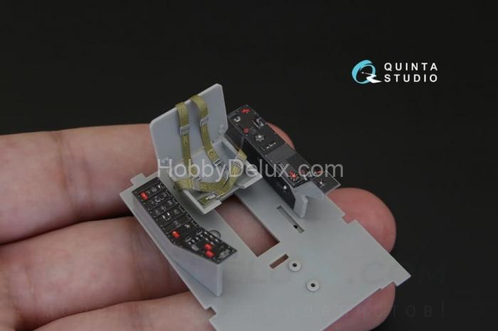 3D Декаль интерьера кабины F4U-4 для модели Трубач QD32054