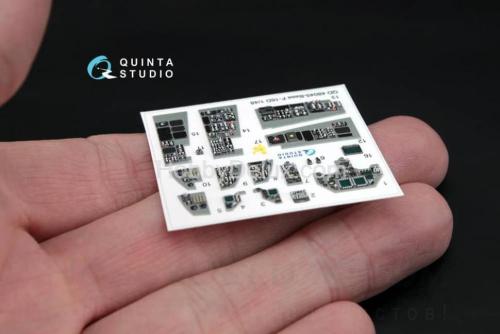 3D Декаль интерьера кабины F-16D (блоков 30/40/50) (осн. Элементы)