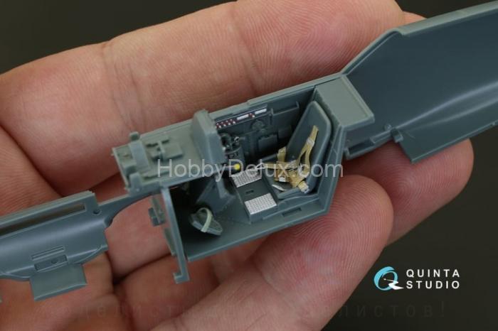 3D Декаль интерьера кабины Bf 109E-4/E-7 для модели Eduard QD48087