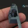 3D Декаль интерьера кабины Bf 109E-4/E-7 для модели Eduard QD48087