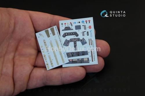 3D Декаль интерьера кабины FW 190A-5 для модели Hasegawa