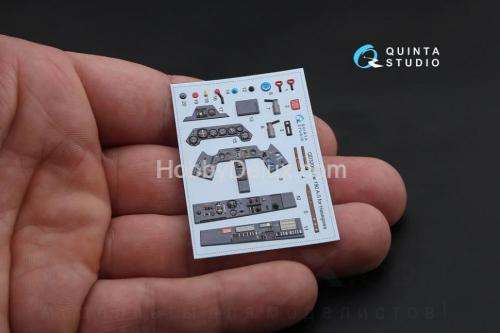 3D Декаль интерьера кабины FW 190A-5 для модели Hasegawa