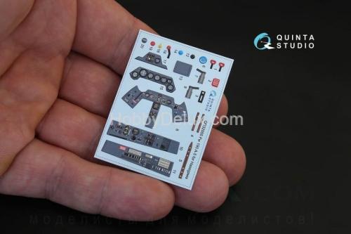 3D Декаль интерьера кабины FW 190A-5 для модели Hasegawa