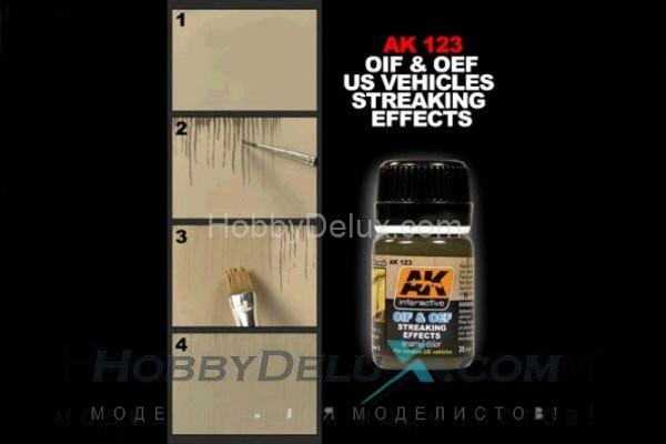 STREAKING EFFECTS FOR OIF & OEF - US VEHICLES AK123