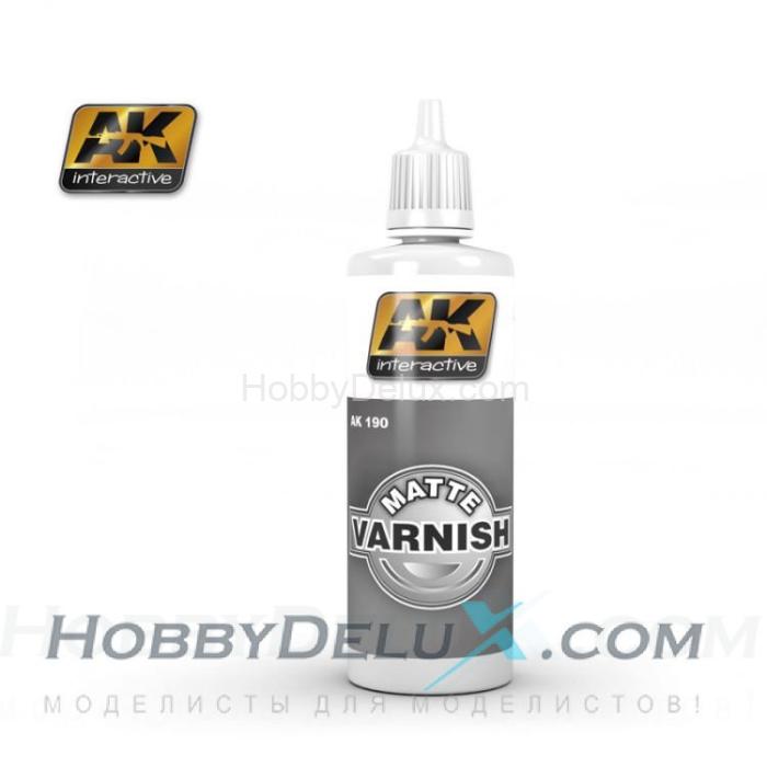 MATTE VARNISH 60 ml. - Матовый лак 60 мл. AK-190