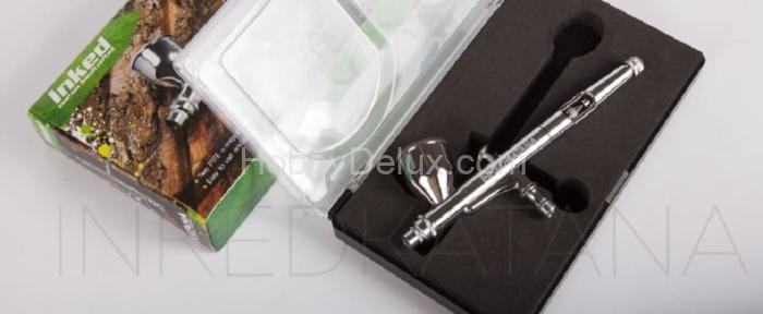 Аэрограф INKEDKATANA (игла/сопло 0.2, тефлон, сопло-звёздочка) Katana0.2